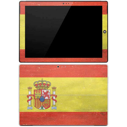 Spain Flag Distressed Surface Pro 3 Skin